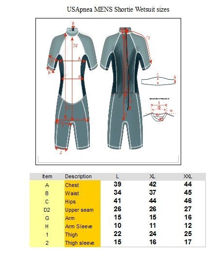 Mens Shorty Wetsuit