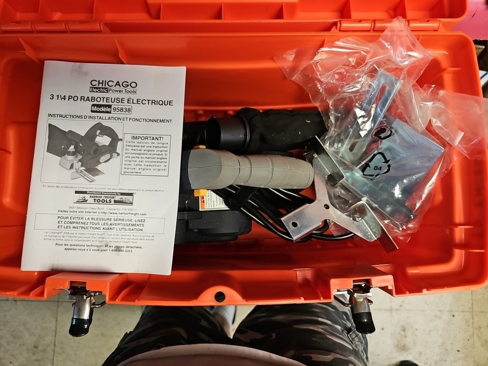 Chicago 3 1/4 Electric Planer