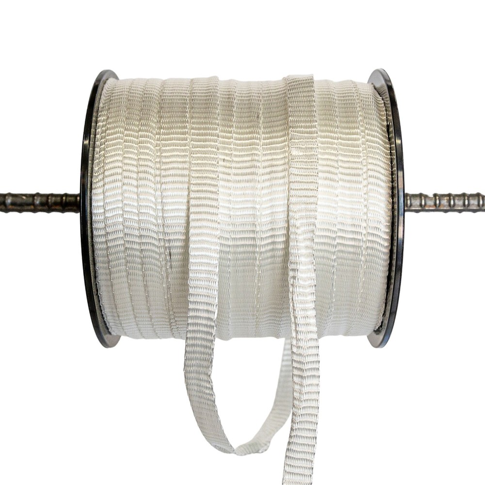 5/8" x 1000'  1800# tensile polyester pull tape, mule tape, webbing