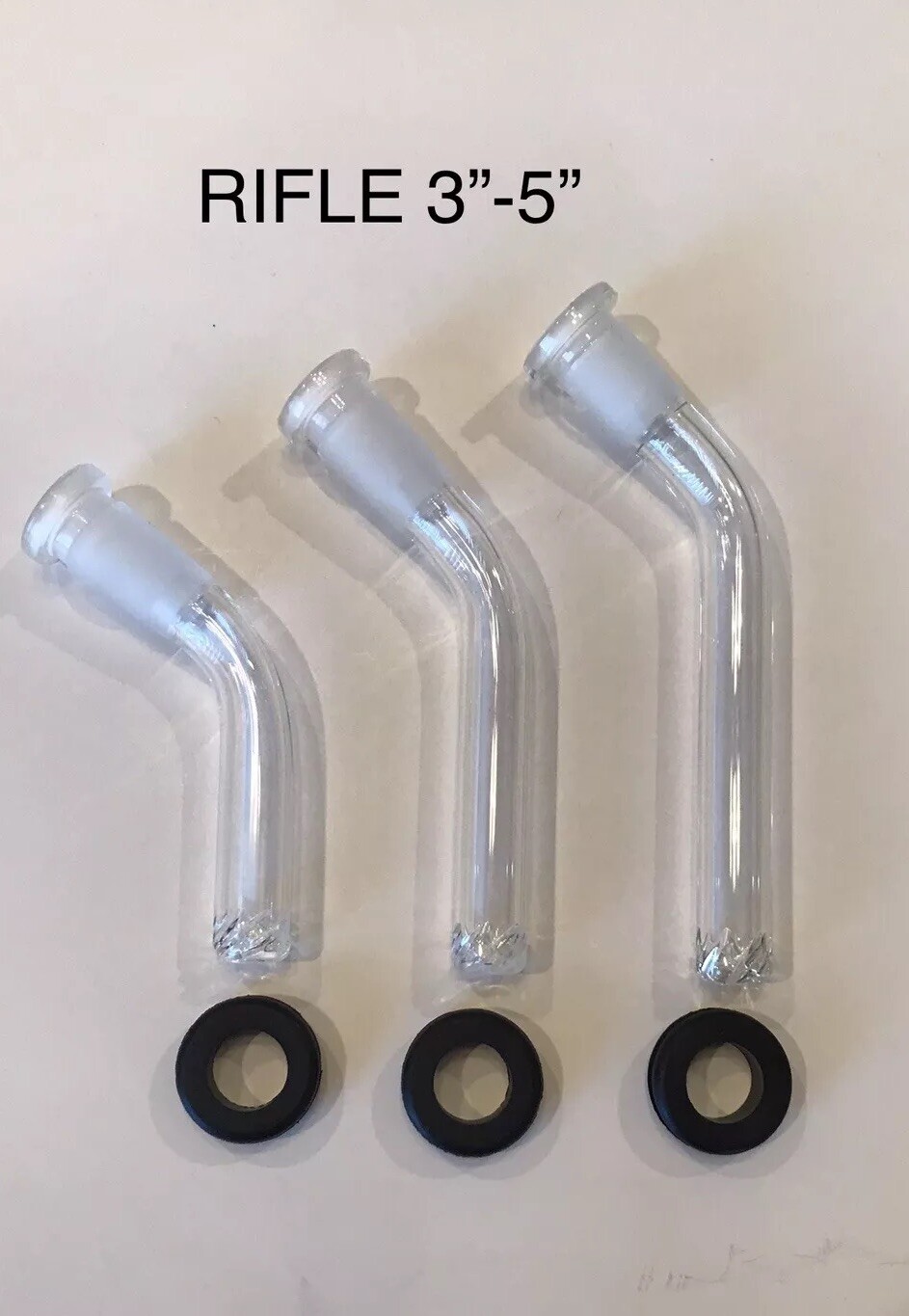 14mm Glass Downstem 45 Degree Curved Bent 3” 4” 5” 6” Inch Grommet Premium Perc