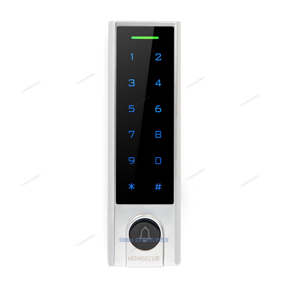 Touch Keypad Entry Access Control Unit With 10pcs Keyfobs Up to Max 1000 Users
