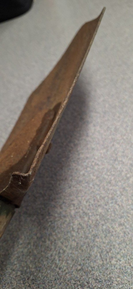 WW2 USMC M43 Entrenching Tool, Modified With Fixed Handle. Rare