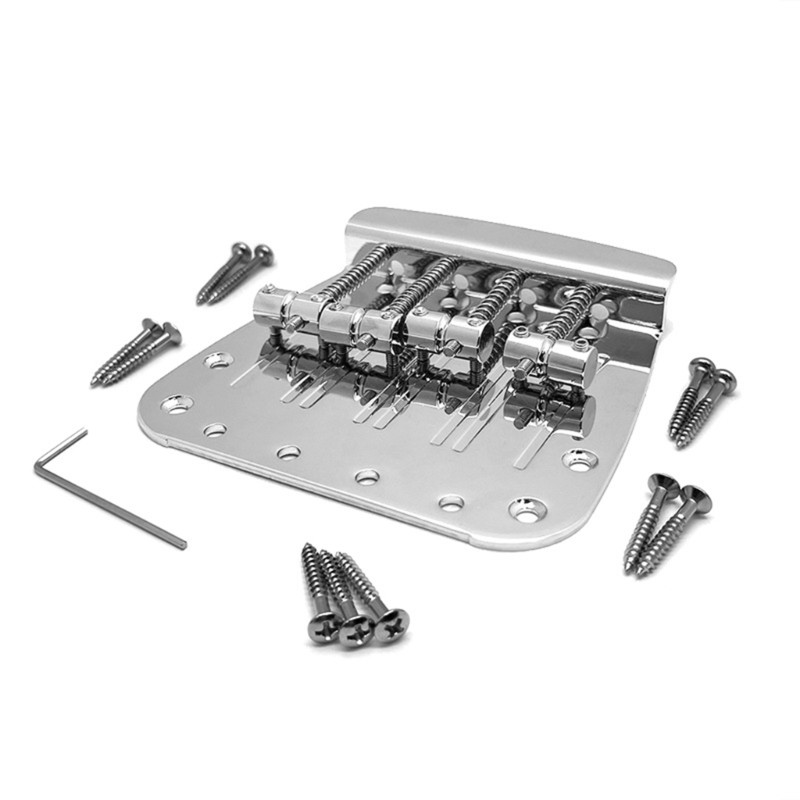 4 Strings Electric Bass Bridge String Spacing 17.5MM Zinc Alloy Construction