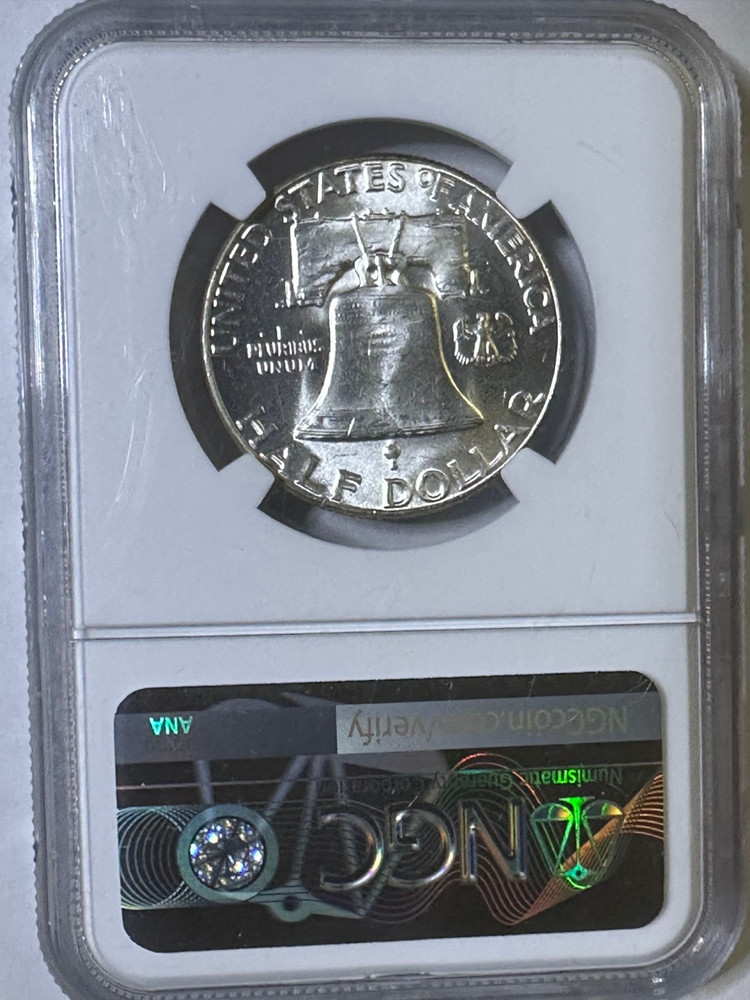 1960 50c Franklin Half (Silver), NGC MS63
