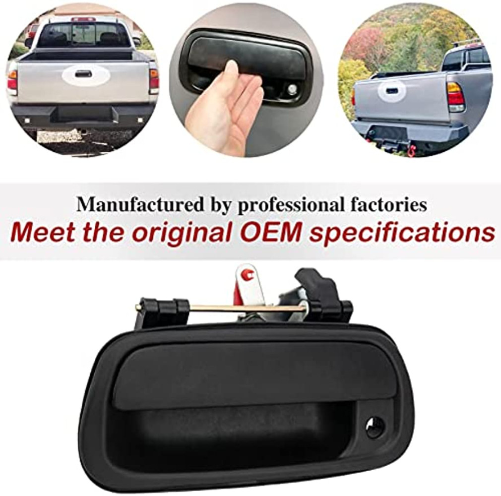 Tailgate Handle & Bezel for Chevrolet Silverado; GMC Sierra 1500, 2500, 3500