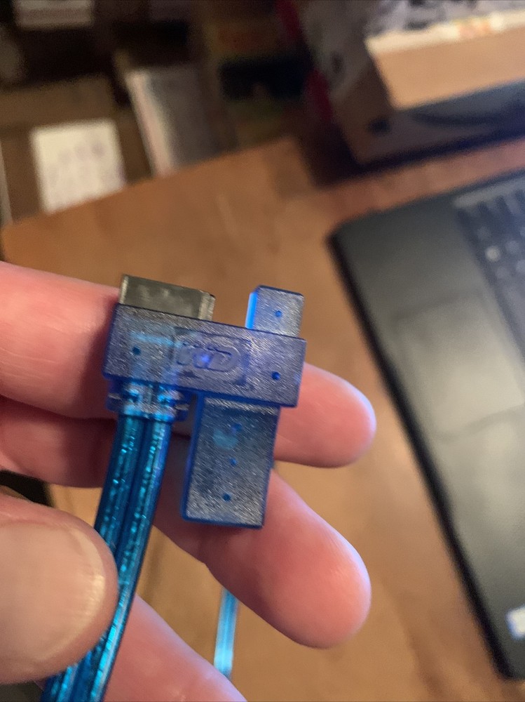1’8” Blue Sata Cable from Circuitassembly.com New Never Used