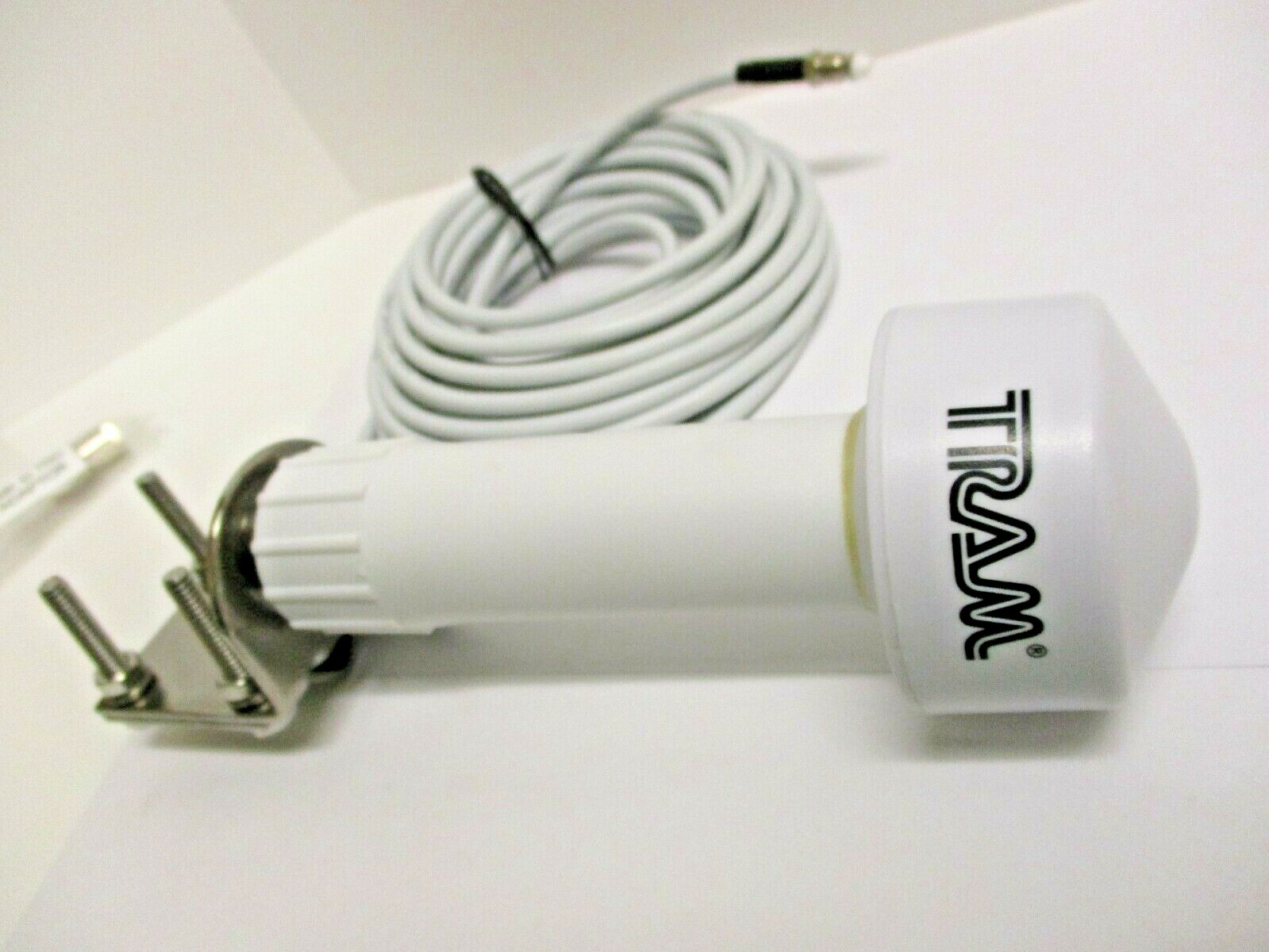 TRAM, GPS MARINE ANTENNA WITH STAINLESS RAIL MOUNT, 1653