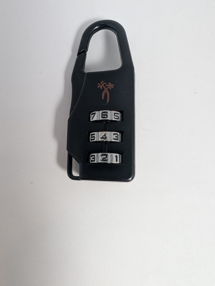 Mini Backpack Zipper Padlock with 3 Digits Combination for Luggage Suitcase