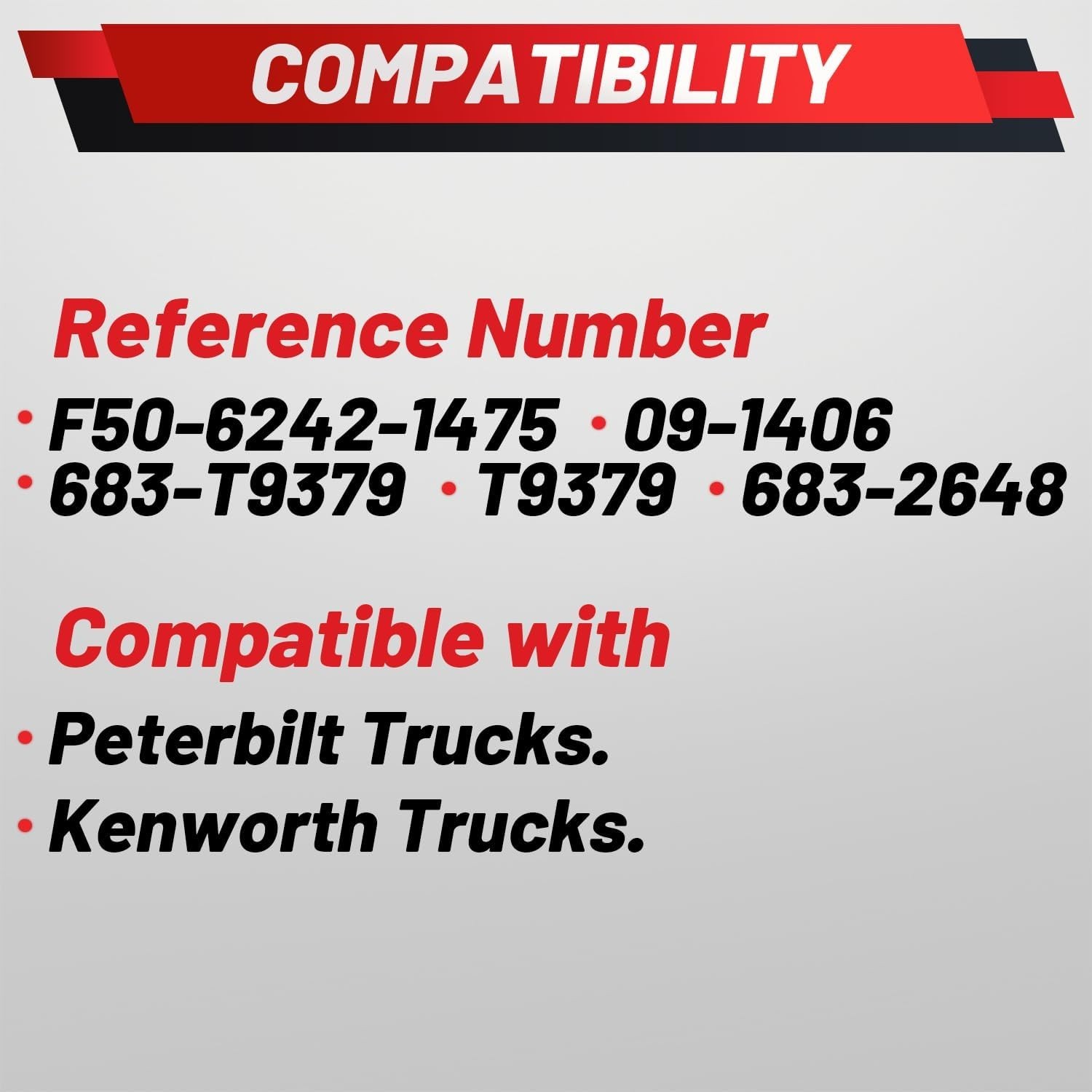 F50-6242-1475 HP Discharge AC Line Hose Assembly For Peterbilt Kenworth Trucks