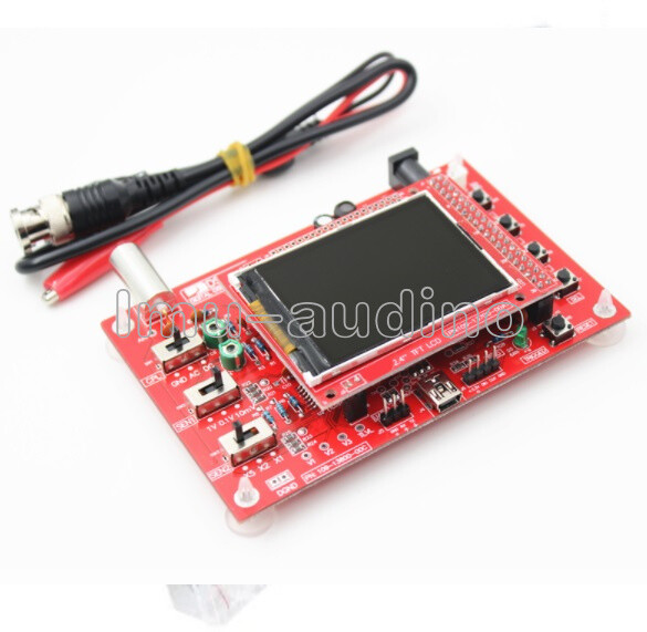 DSO138 2.4" TFT Digital Oscilloscope 1Msps + Probe Analog Bandwidth Welded