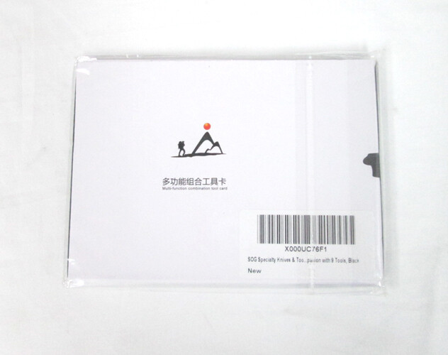 Multi-Function Wallet Combination Tool Card 9 Functions Knife Pick Opener NIB