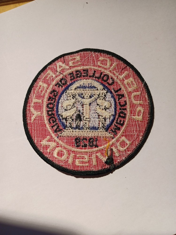 Police Security University Shoulder Patch