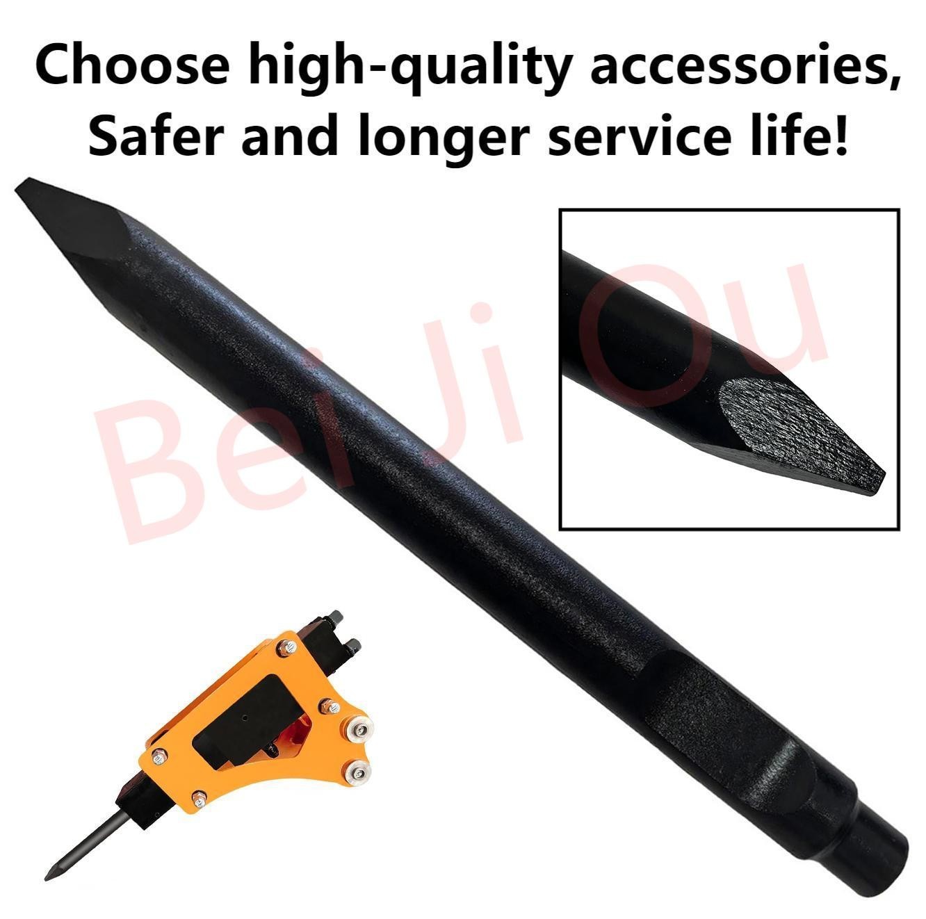 Breaker bit, chisel point, hydraulic jack hamme, concrete cement forSoosan SB30.