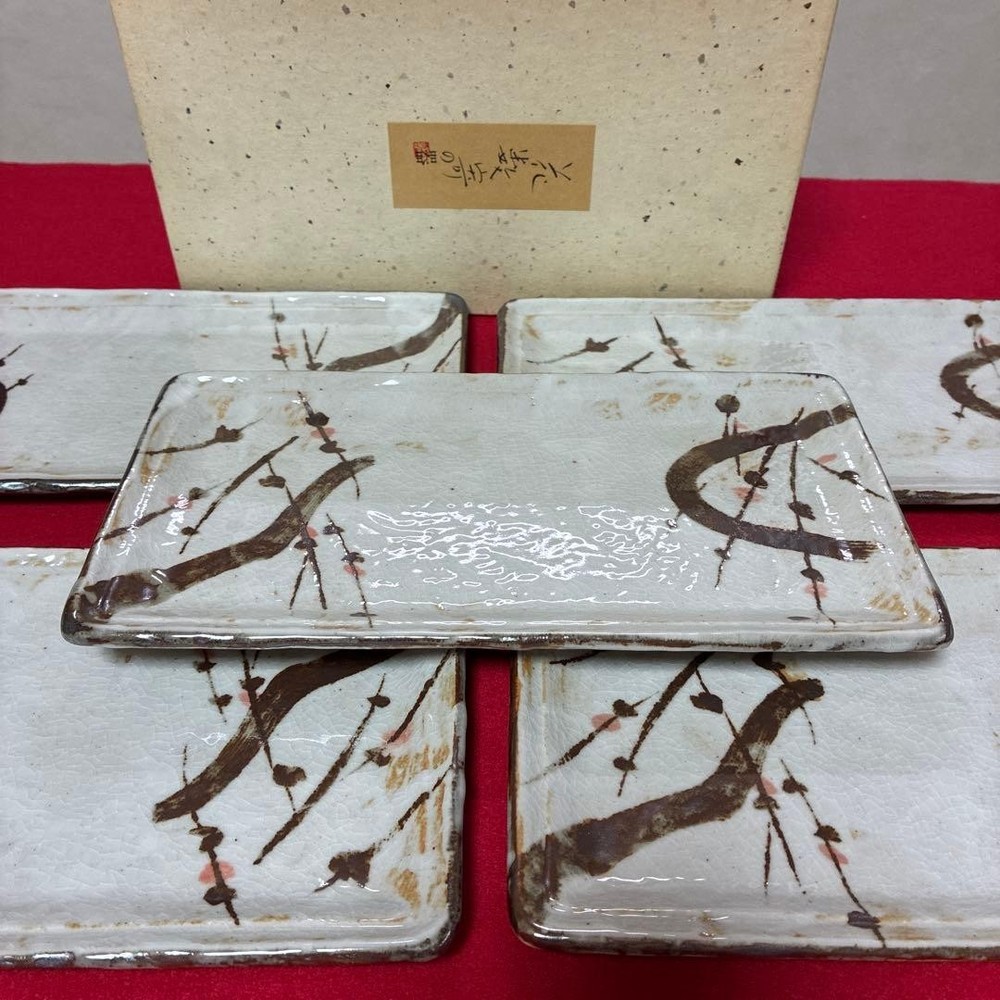 Tachikichi Square Plate 25cm 5 Set