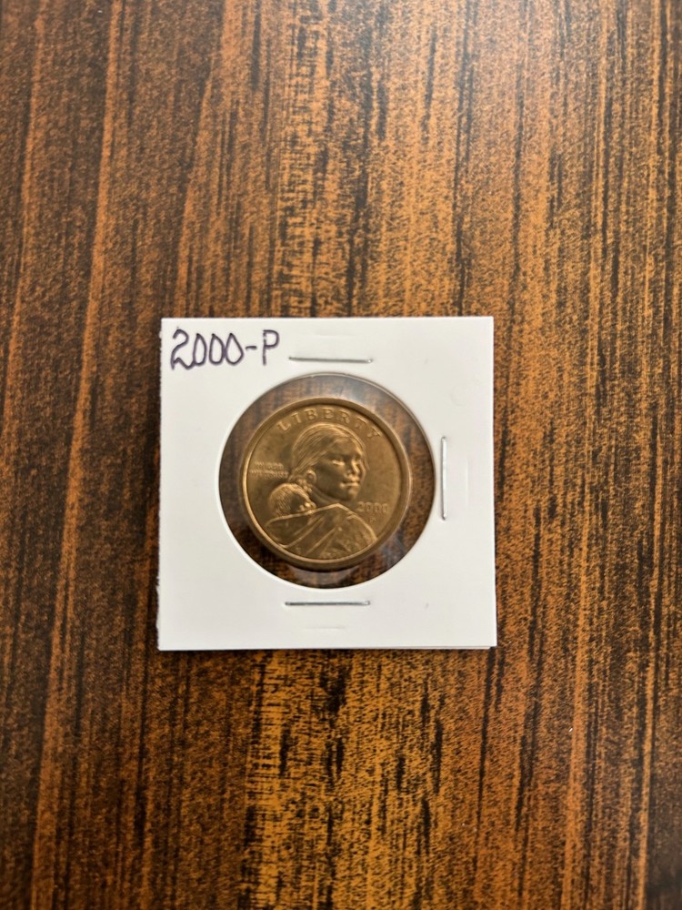 2000-P    SACAGAWEA  DOLLAR,  CLAD,  CIRCULATED