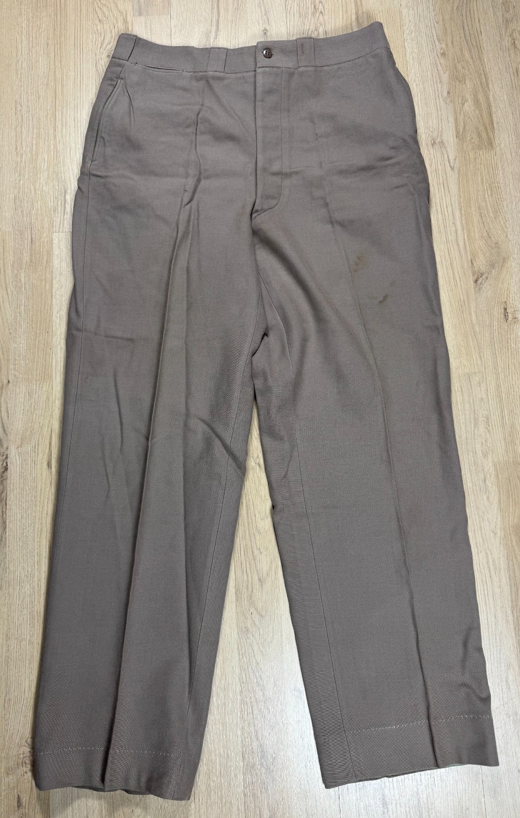Vintage WW2 era US Army Wool Pink Officer Trousers Pants Military Uniform NAMED