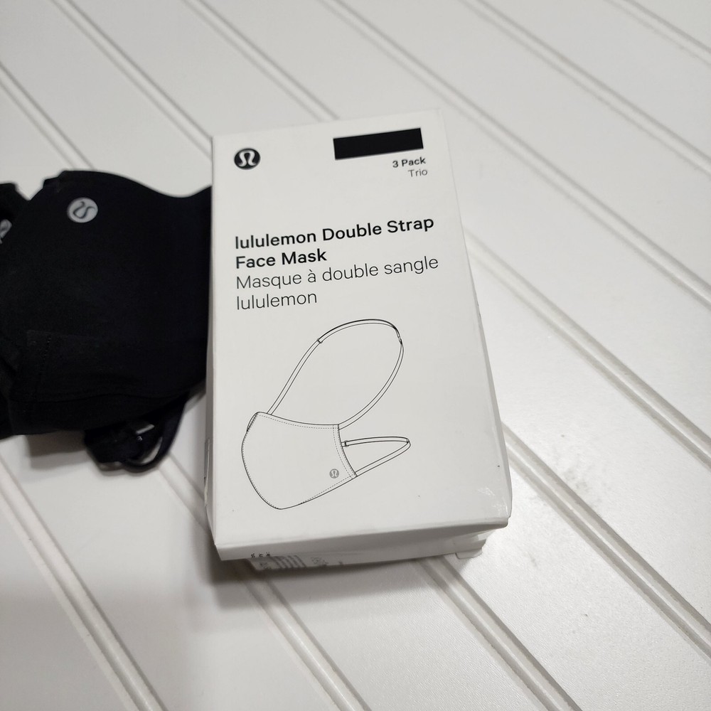 NWT Lululemon Midnight Orchid Double Strap Face Mask