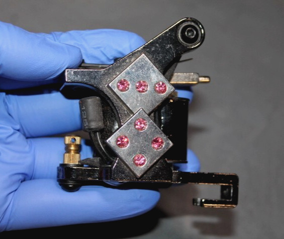 Coil Tattoo Machine - Pink Dice