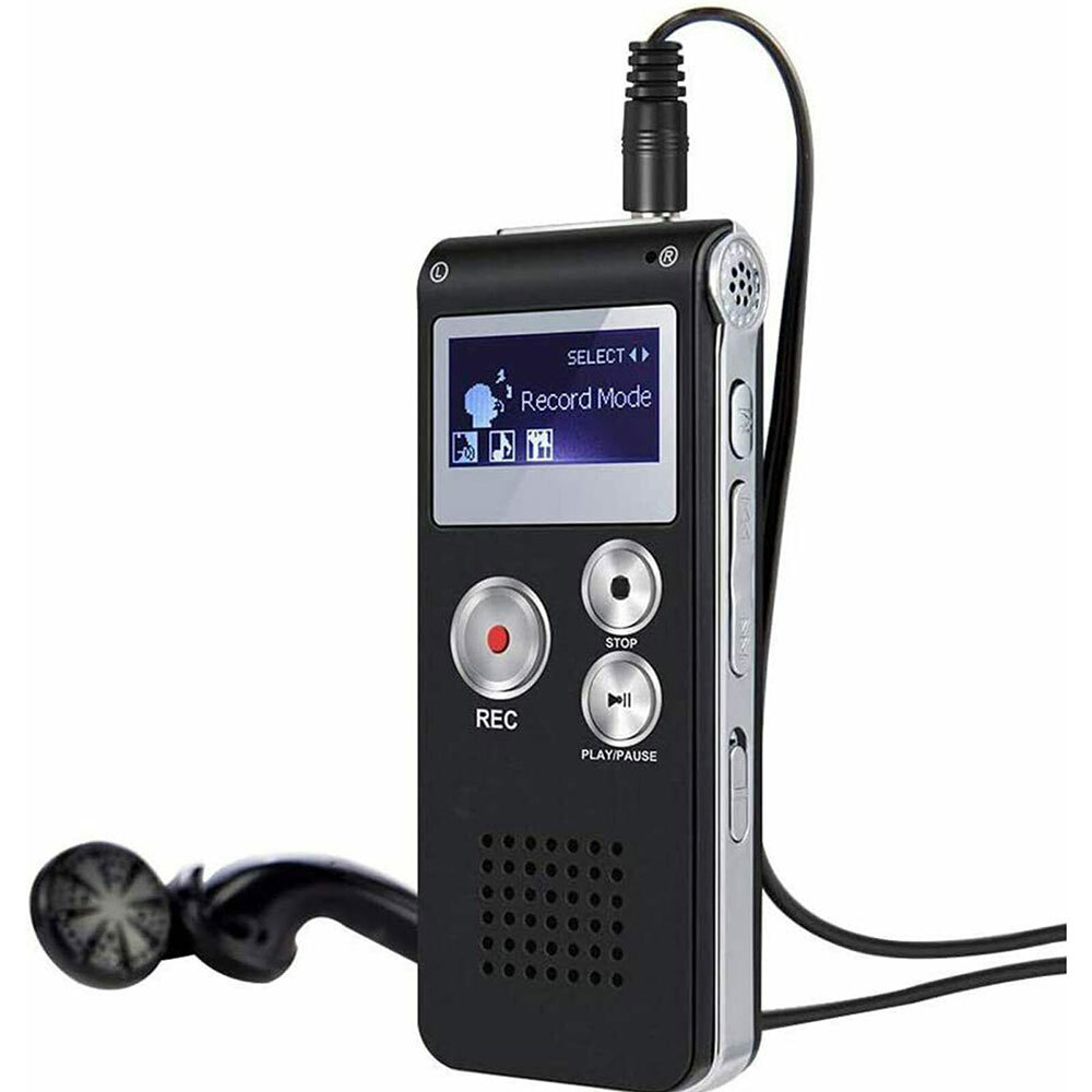 Digital Voice Recorder Dictaphone Audio Sound Recorder Mini Small Spy Lecture*