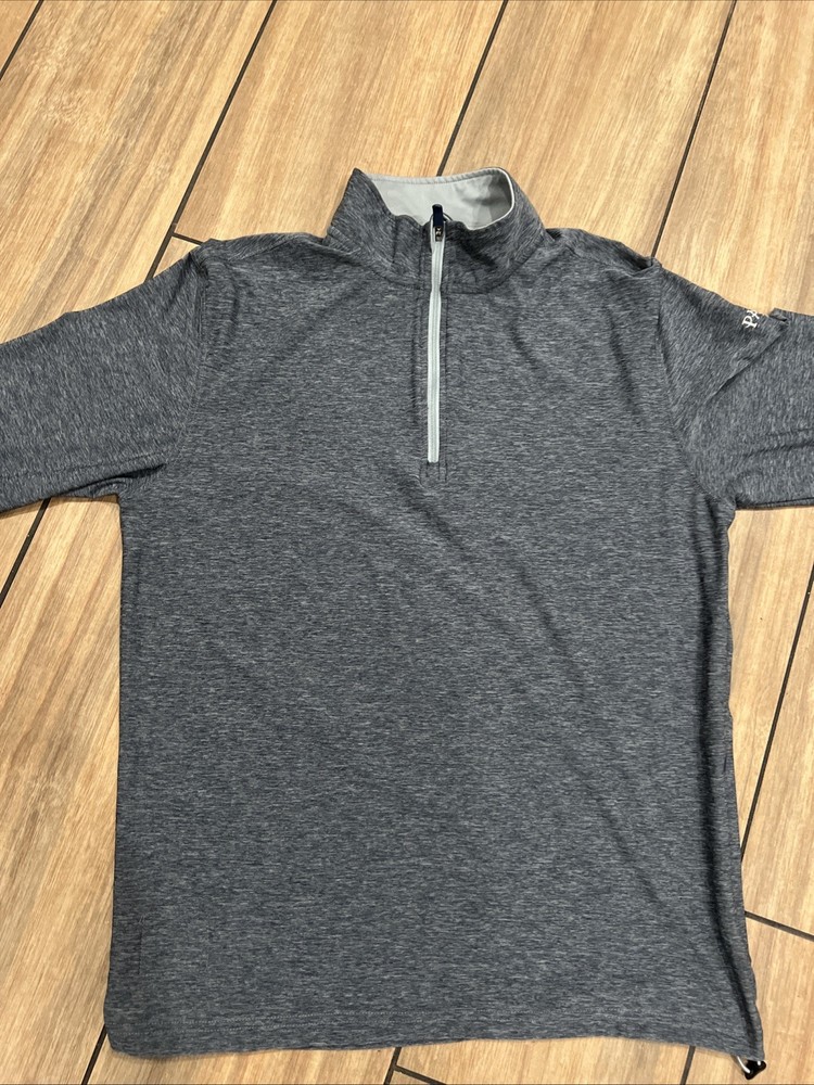 MEN'S STRAIGHT DOWN PATRON PERFORMANCE  PULLOVER SIZE: S COLOR: GRAY