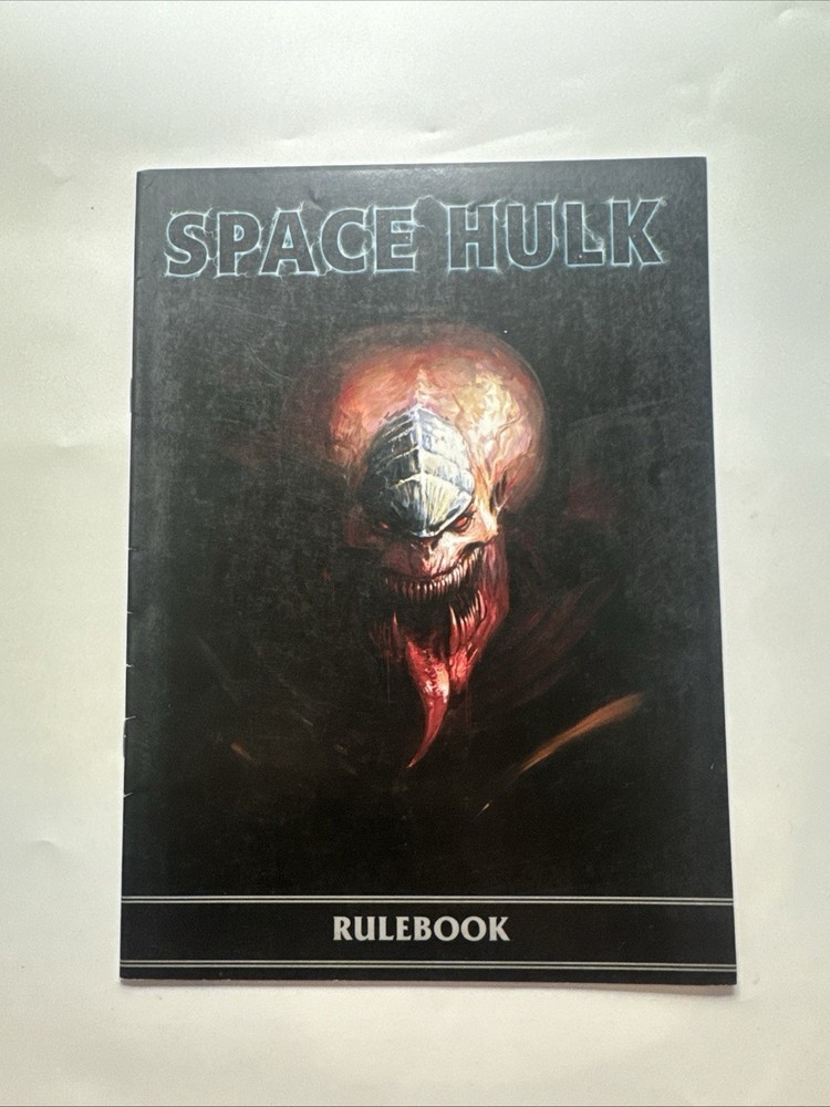 Warhammer 40k Space Hulk Rulebook + Reference Sheet Complete Genestealer Book