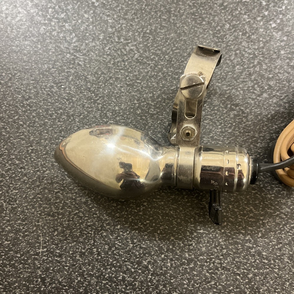 Vintage Sewing Machine CHROME Clamp - On Work Light Tested