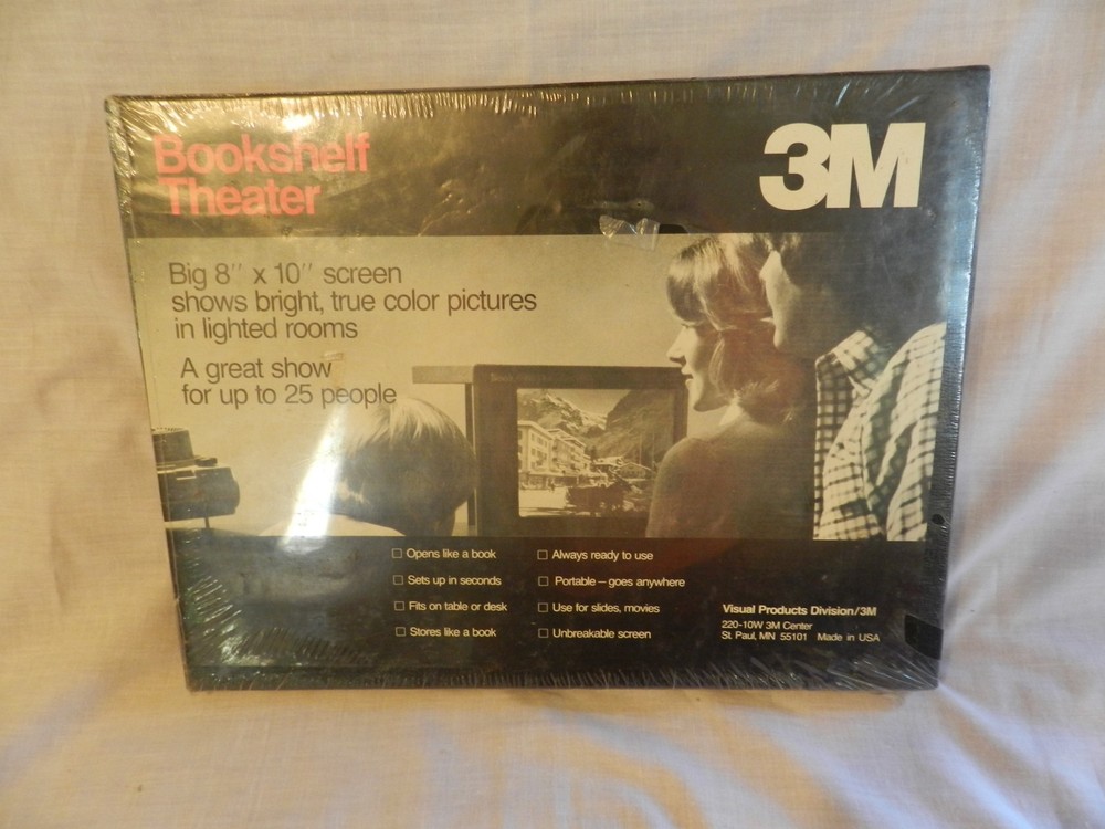3M bookshelf theatre NOS never opened