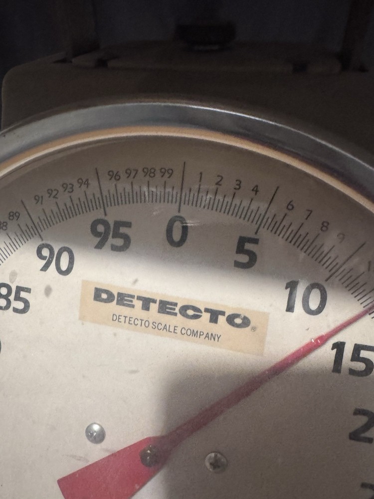 Detecto T100 100-lb Capacity Top Loading Fixed Dial Scale