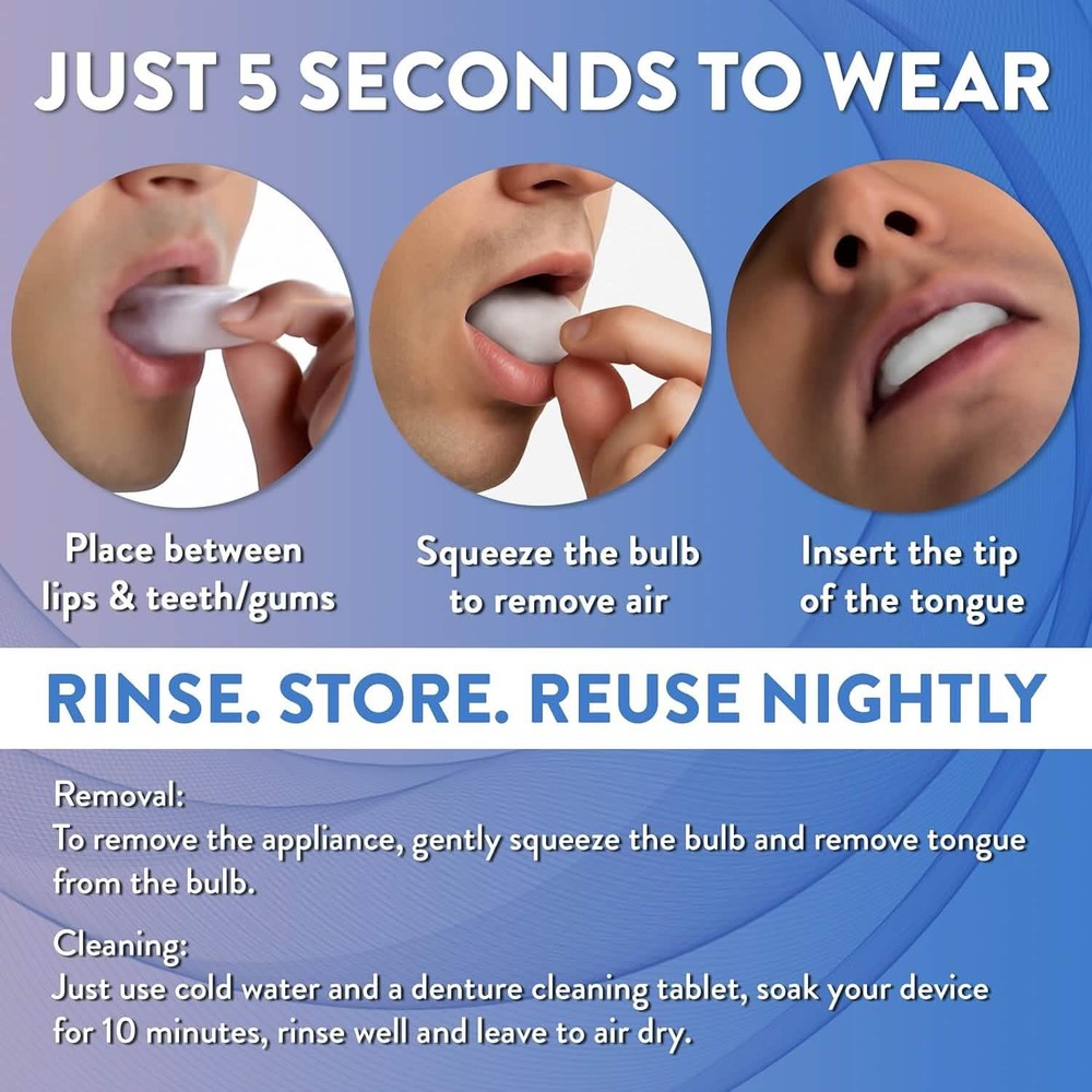 Good Morning Snore Solution® FDA Cleared Two Size Value Starter Pack