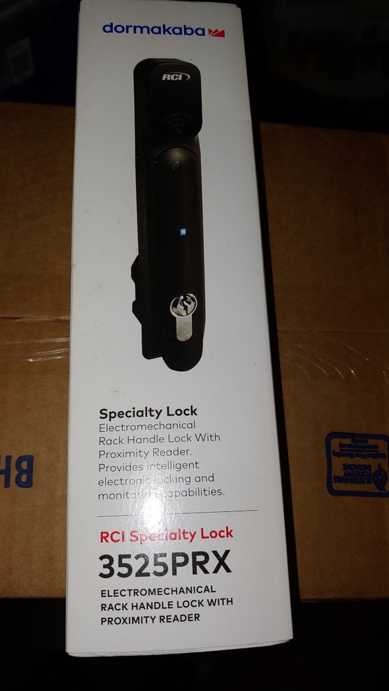 RCI Dormakaba 3525PRX  Electronic Rack handle Specialty Lock w/Proximity Reader