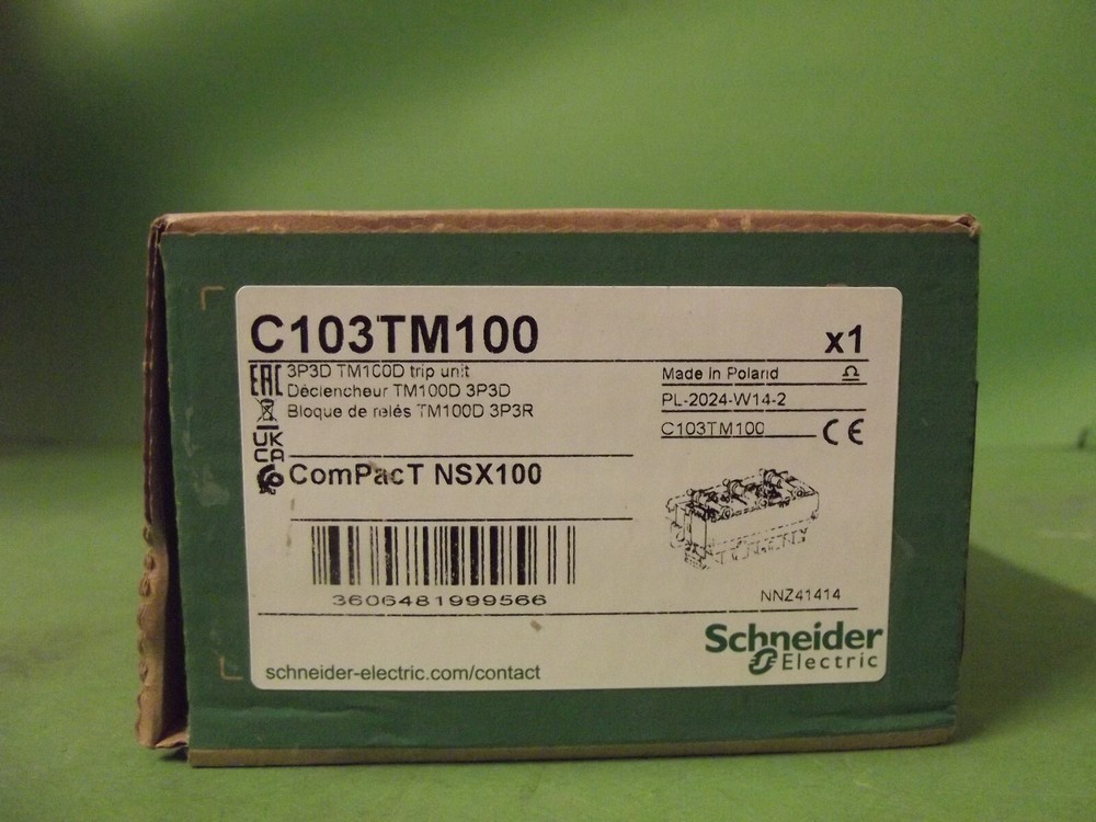 SCHEIDER Electric C103TM100 Trip Unit