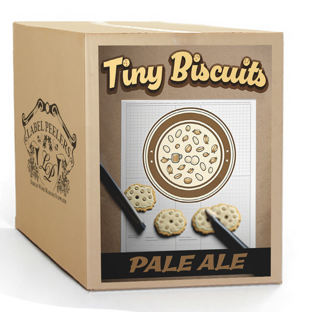 Label Peelers Tiny Biscuits Pale Ale Beer Kit