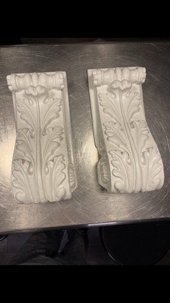 Antique Architectural Concrete Corbels/Sconces