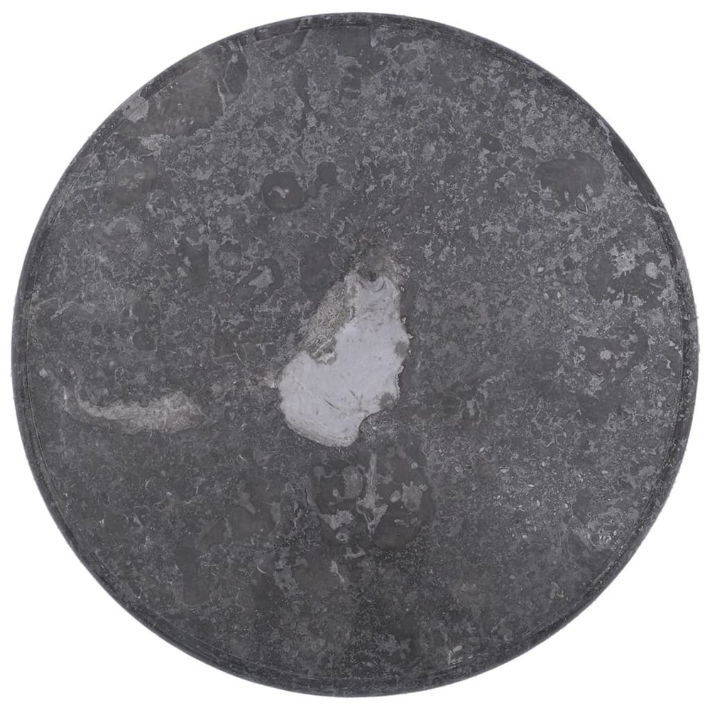 Table Top Gray Marble 23.6 in diameter Table Top Circular
