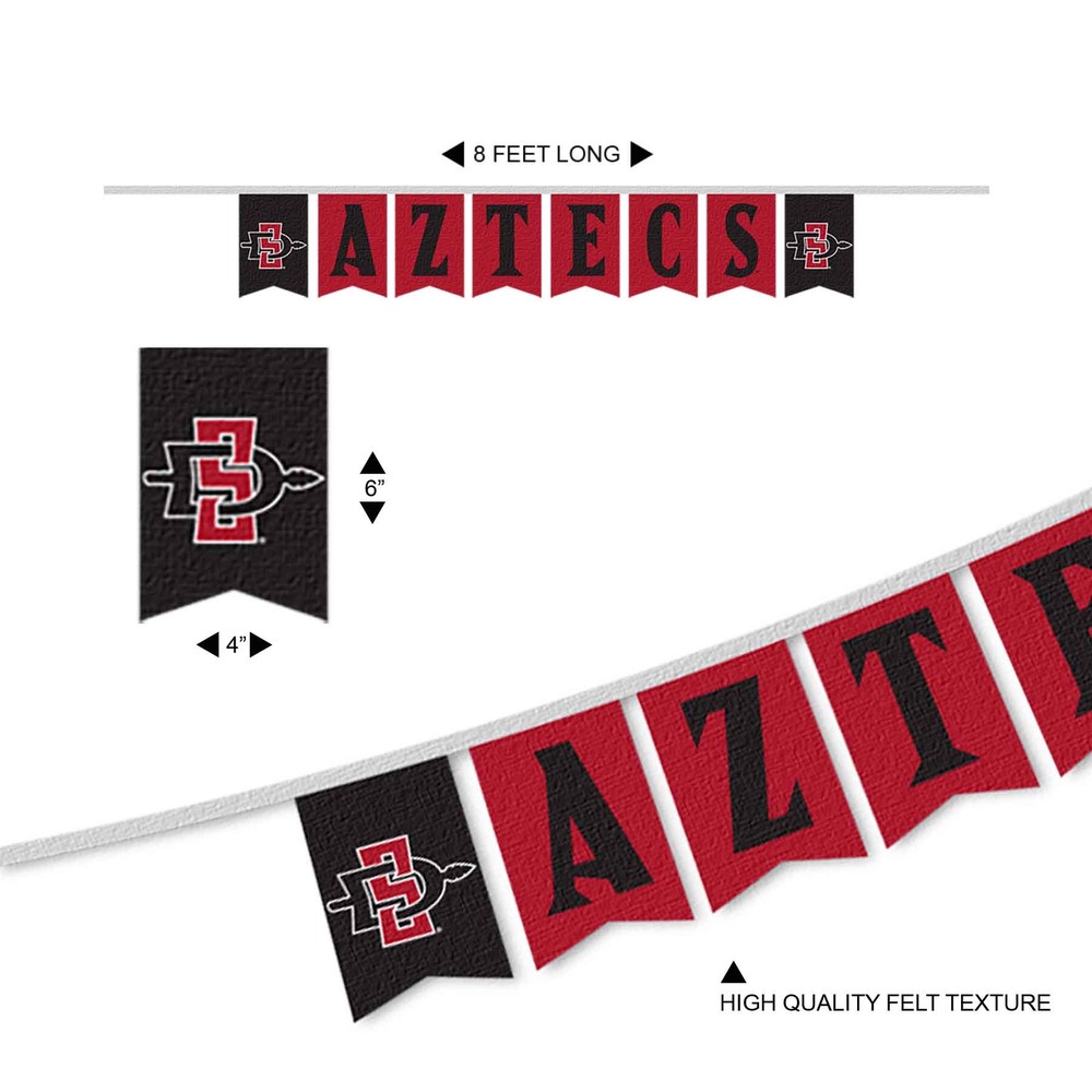 San Diego State Aztecs Banner Flags On A String