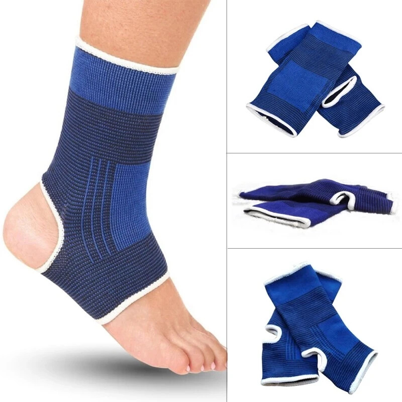 2Pcs Ankle Support Brace Compression Adjustable Stabilizer Foot Protector Strap