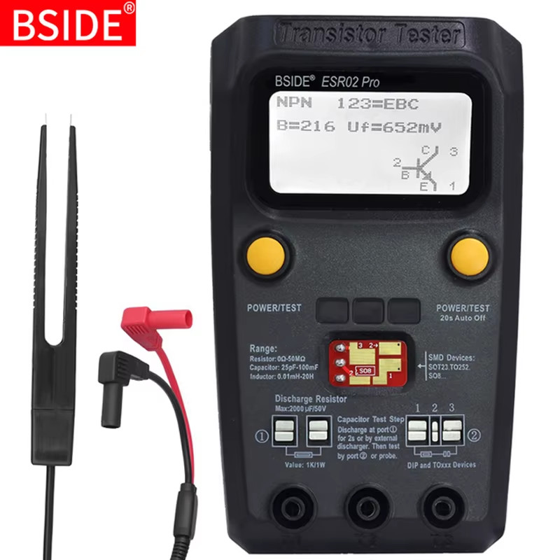 Professional Digital Transistor Tester Diode Triode Capacitance Resistor Meter M