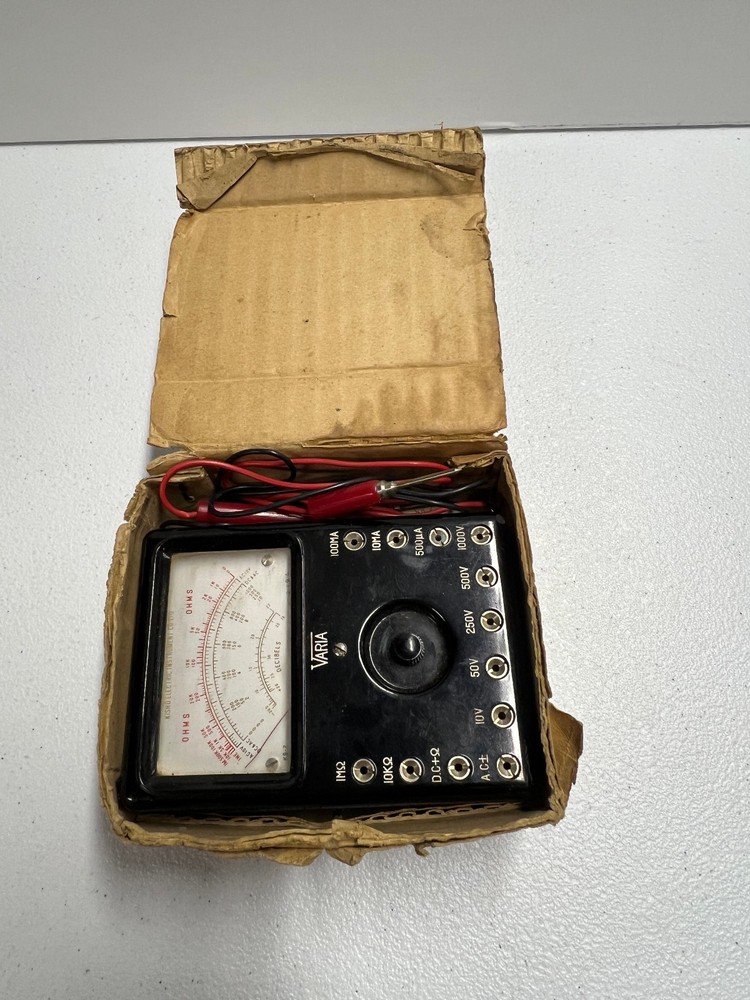VINTAGE VARIA MULTI TESTER MODEL KS-2, 2000 OHMS/VOLT, UNTESTED