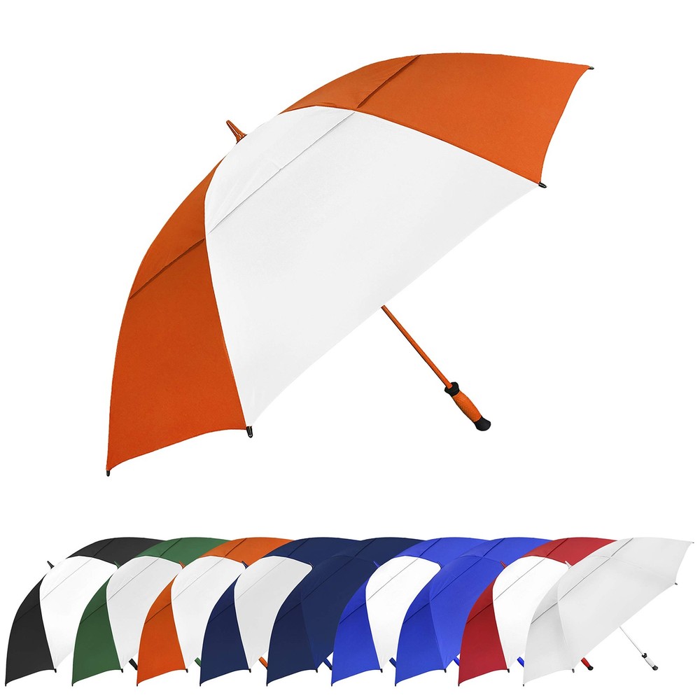 The Paramount Vented Large 64 inch Windproof One Size, Orange & White