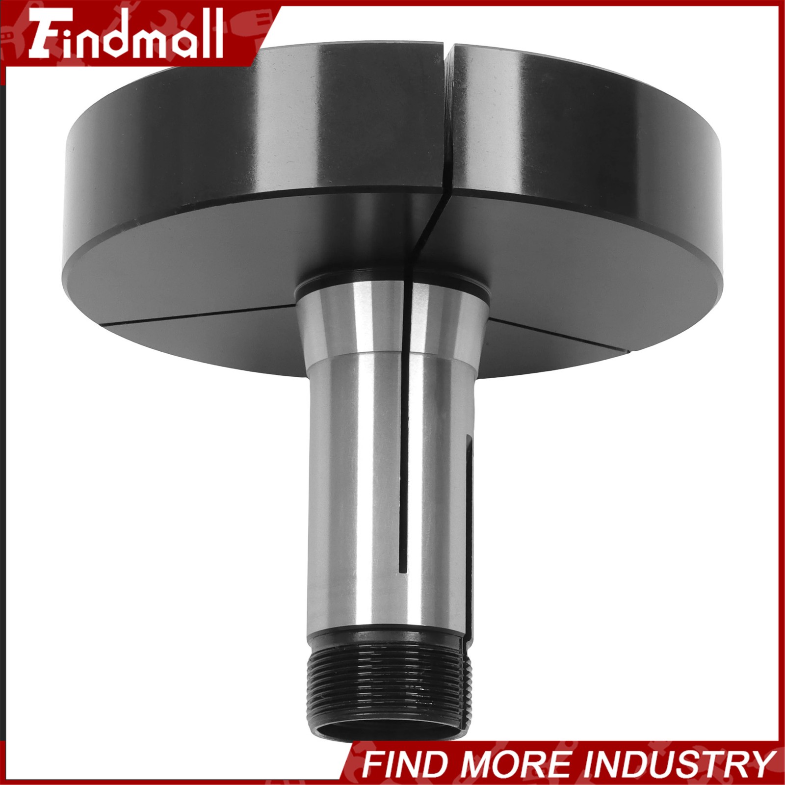 Findmall 5 Inch 5C Step Collet 1-1/8 Bore Precision Ground Steel Lathe Tool