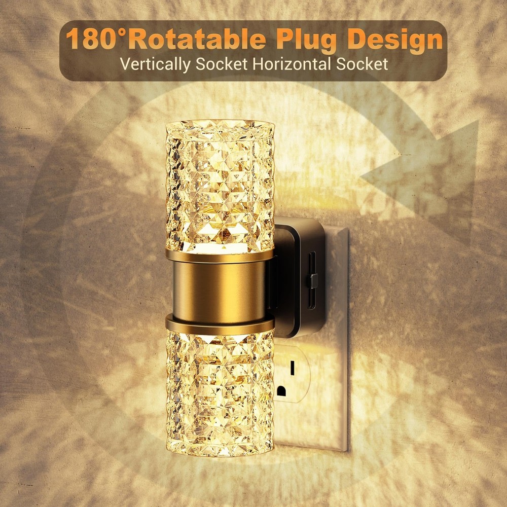 Night Light, Night Lights Plug into Wall,2 Pack Automatic LED Night Light wit...