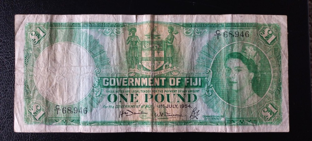 Fiji £1 Pound, 1954, (P-53a)