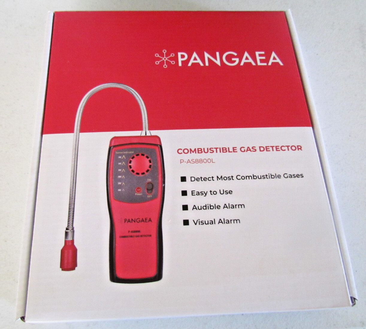 PANGAEA Gas Detector Portable Natural Gas Tester Detector Combustible P-AS8800L