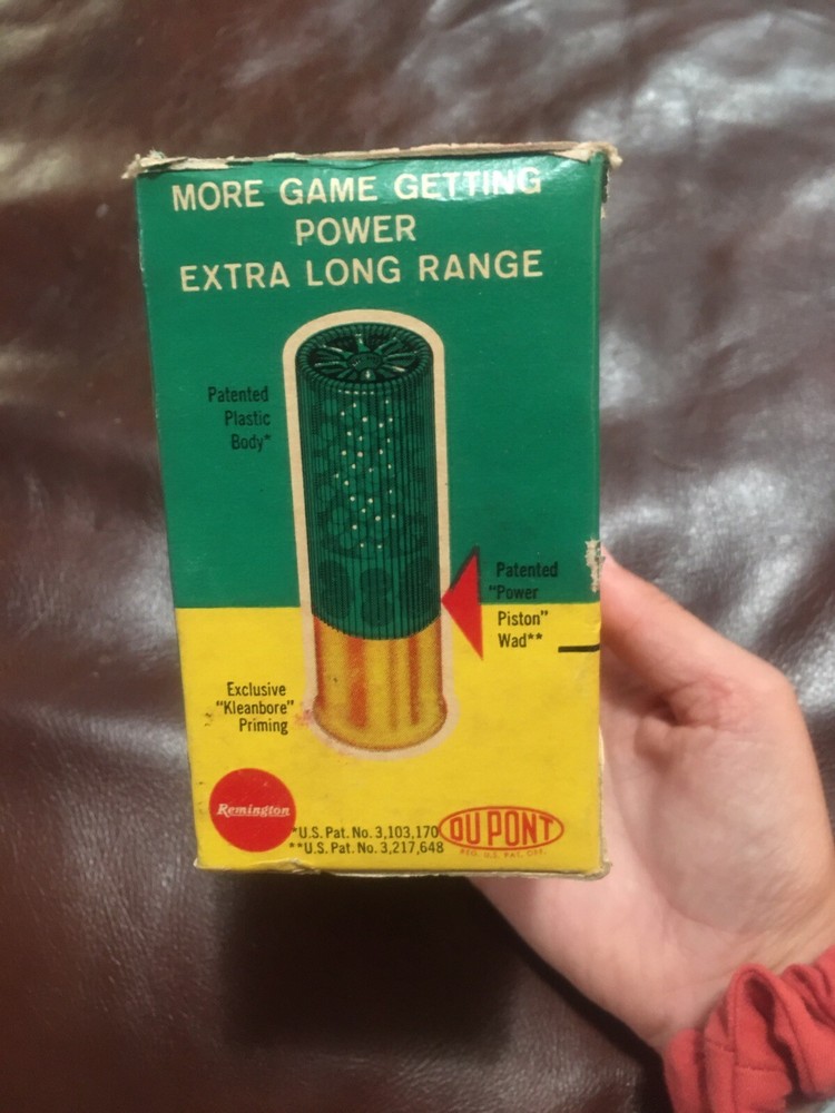 vintage remington express shotgun shell box