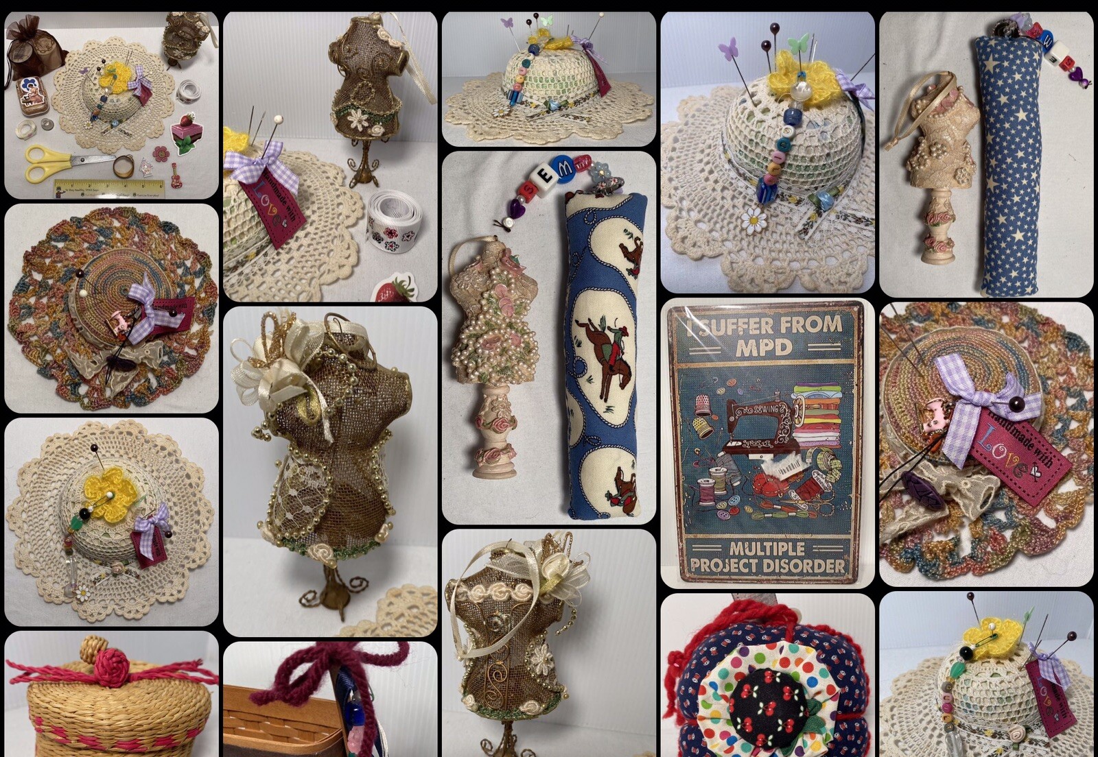 Pin cushion Needle Book Notions 31