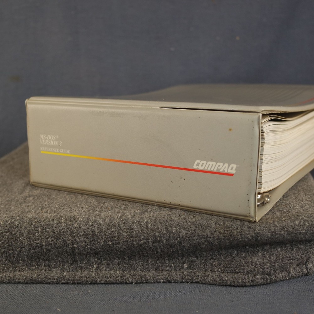 Compaq MSDOS 3.3 Disk Operating System Reference Guide