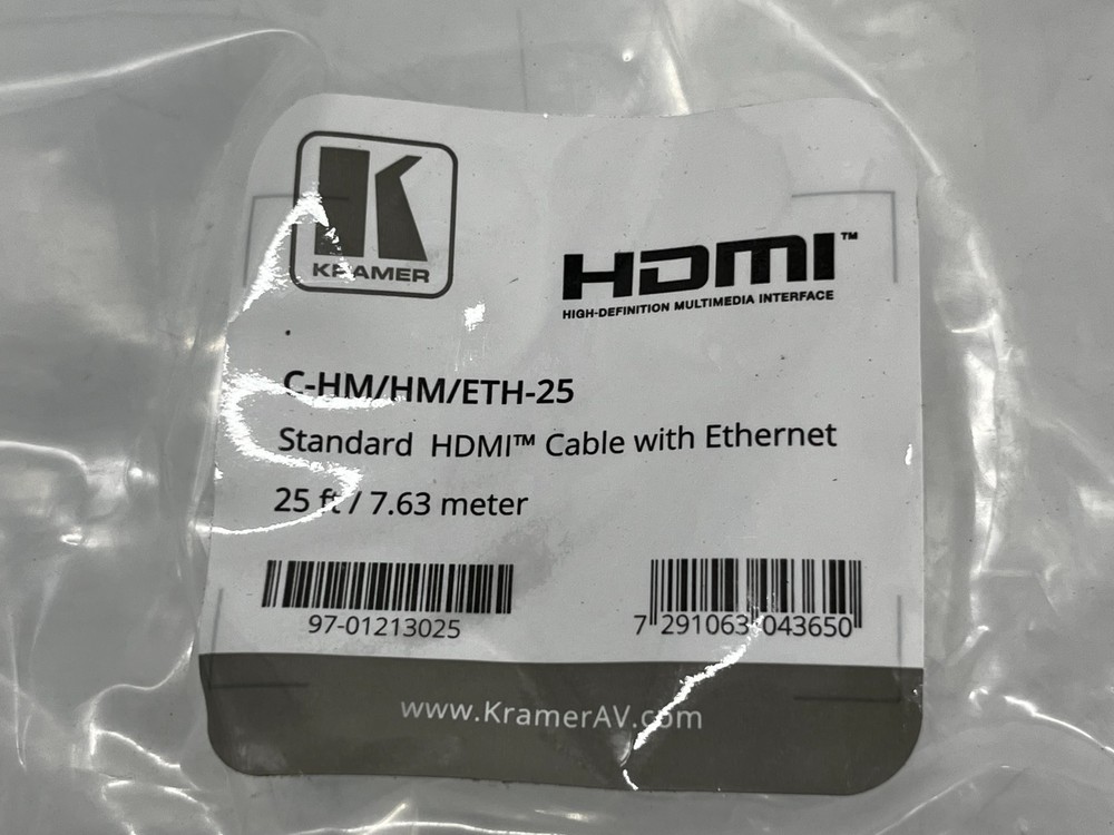 Kramer C-HM/HM/ETH-25 HDMI Cable with Ethernet