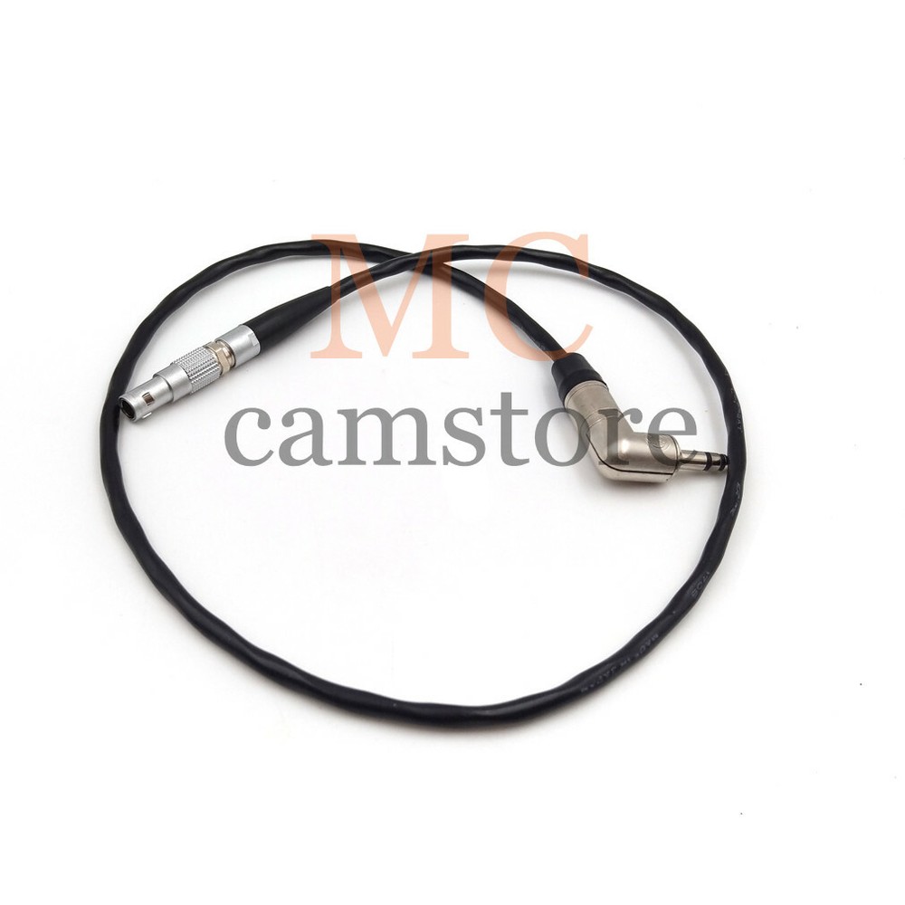 00B 4pin to 3.5 audio head, Easync Synchronize Timecode cable For ARRI Mini 20"