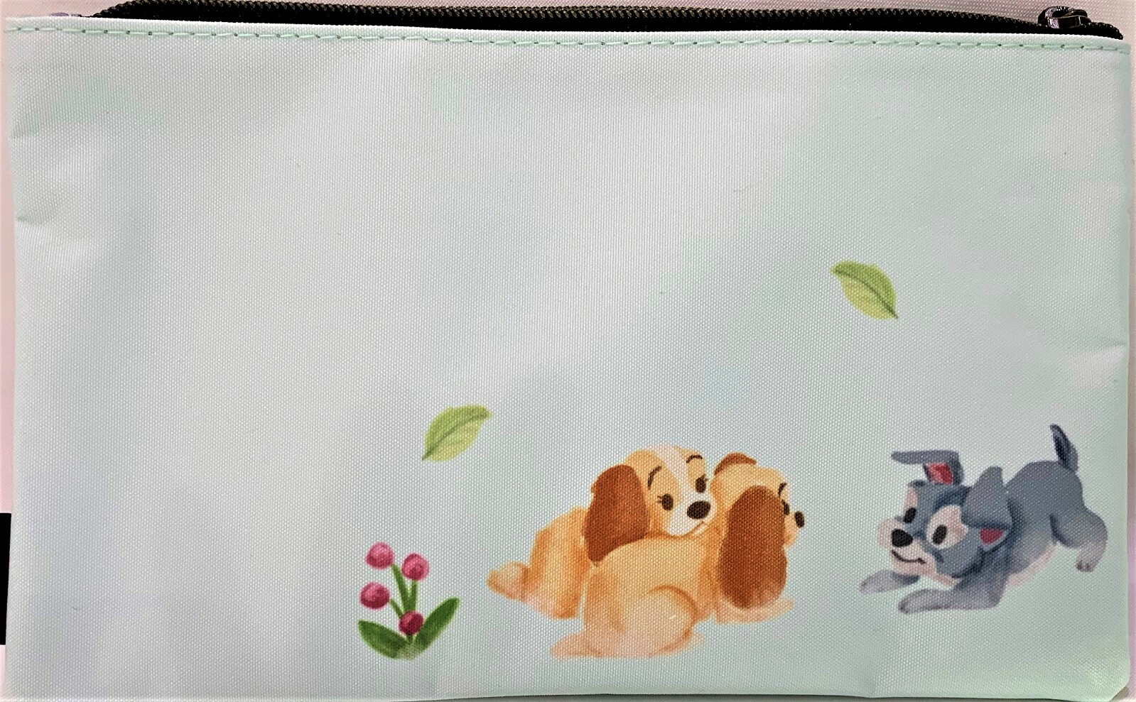 Loungefly Disney Lady & The Tramp & Pups Makeup Bag Watercolor Pouch