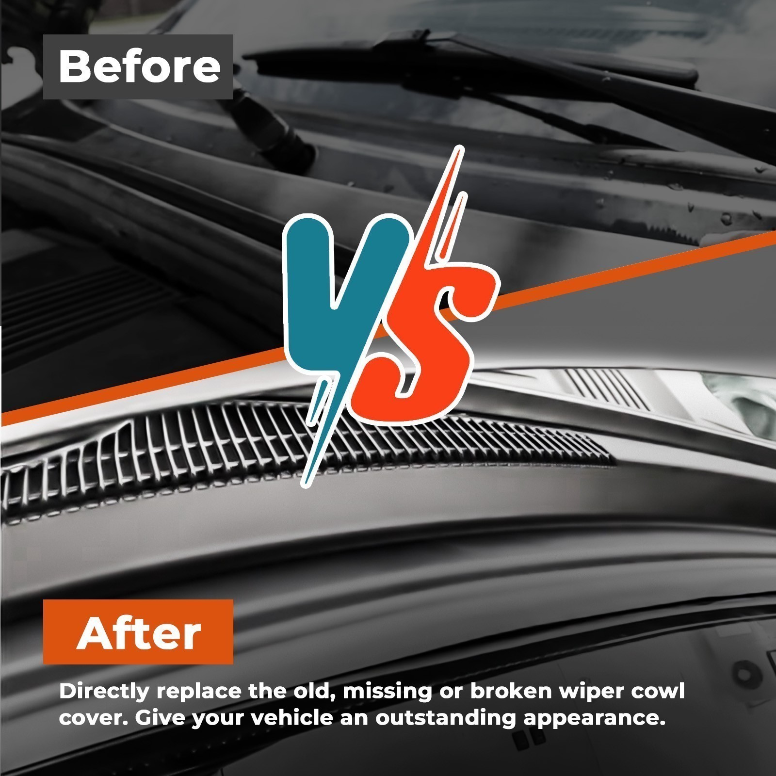 Windshield Wiper Cowl Panel Upper 55079197AH For 2011-2015 Jeep Grand */L